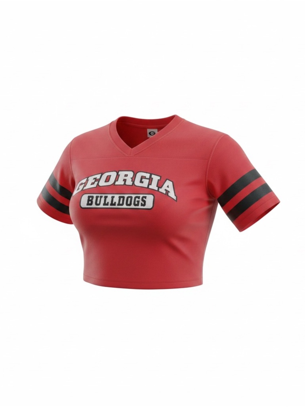Georgia Bulldogs crop top jersey
